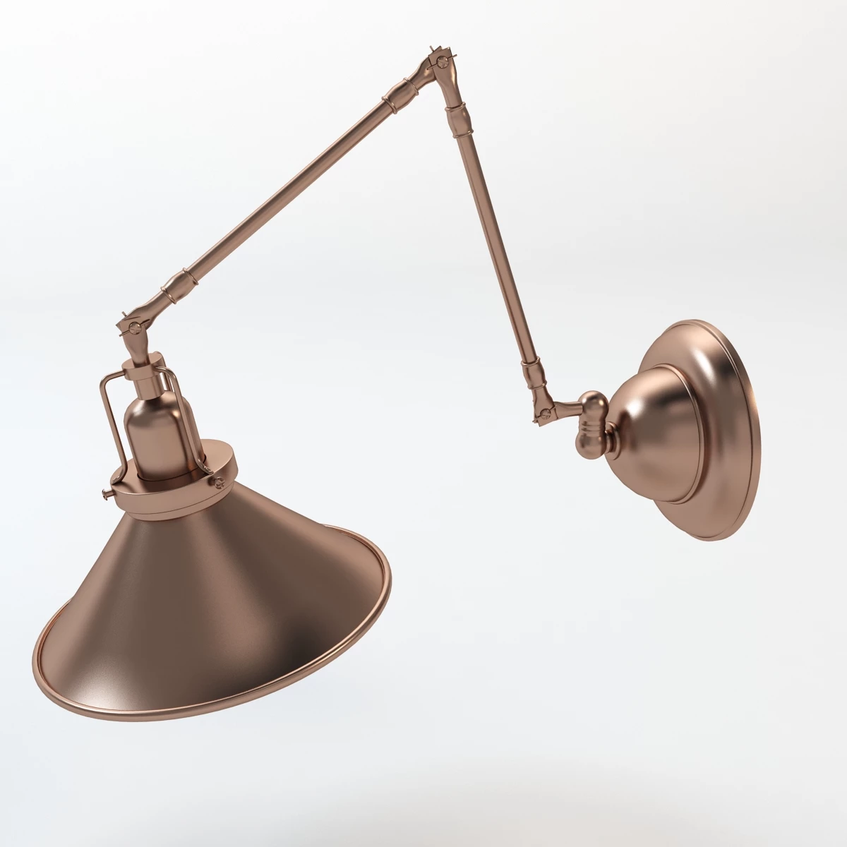 Detail Reed Swing Arm Wall Sconce 3D Model_03